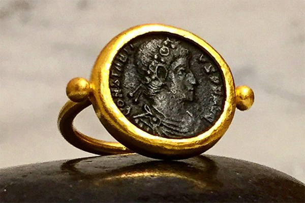 Andrea Jerome Coin Ring
